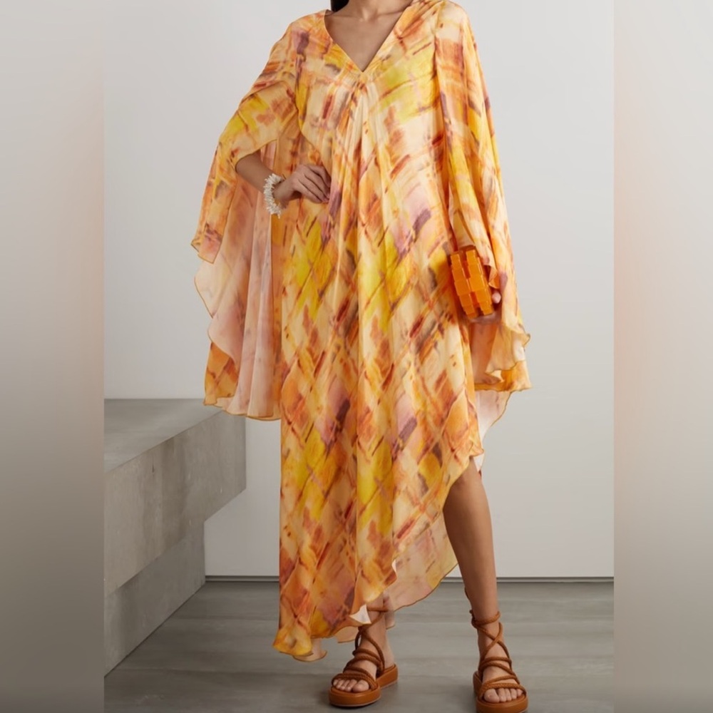 Cult Gaia NWT Shira Summer Haze Dress MSRP$620 in 100% Viscose with inside Slip. - Picture 5 of 11